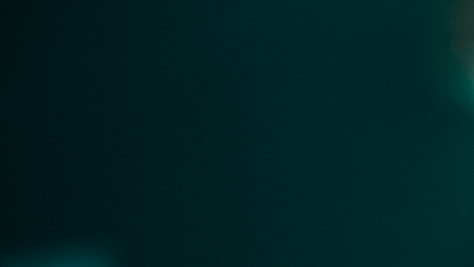 A dark blue-green wall and street at night, as the master shows it.