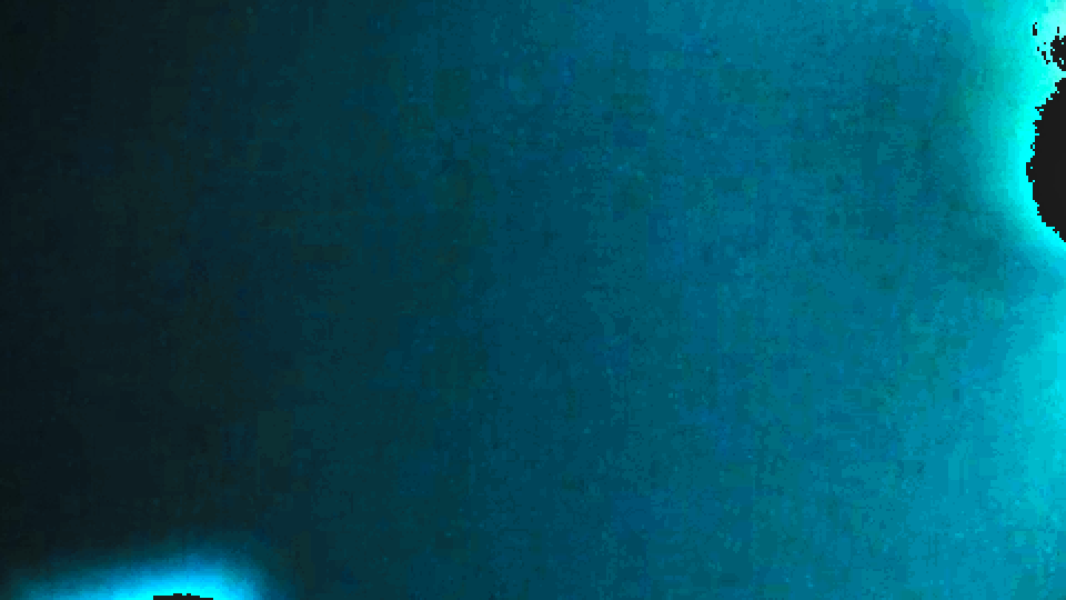 The same dark wall from the web copy, smoothed into soft patches with faint square blocks.